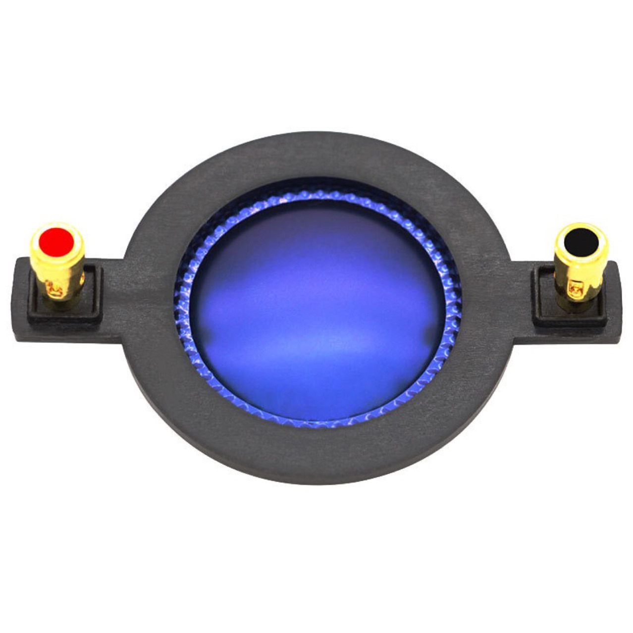 蓝色44.4mm高音音圈音膜 带柱钛膜圆44.4高音喇叭维修配件