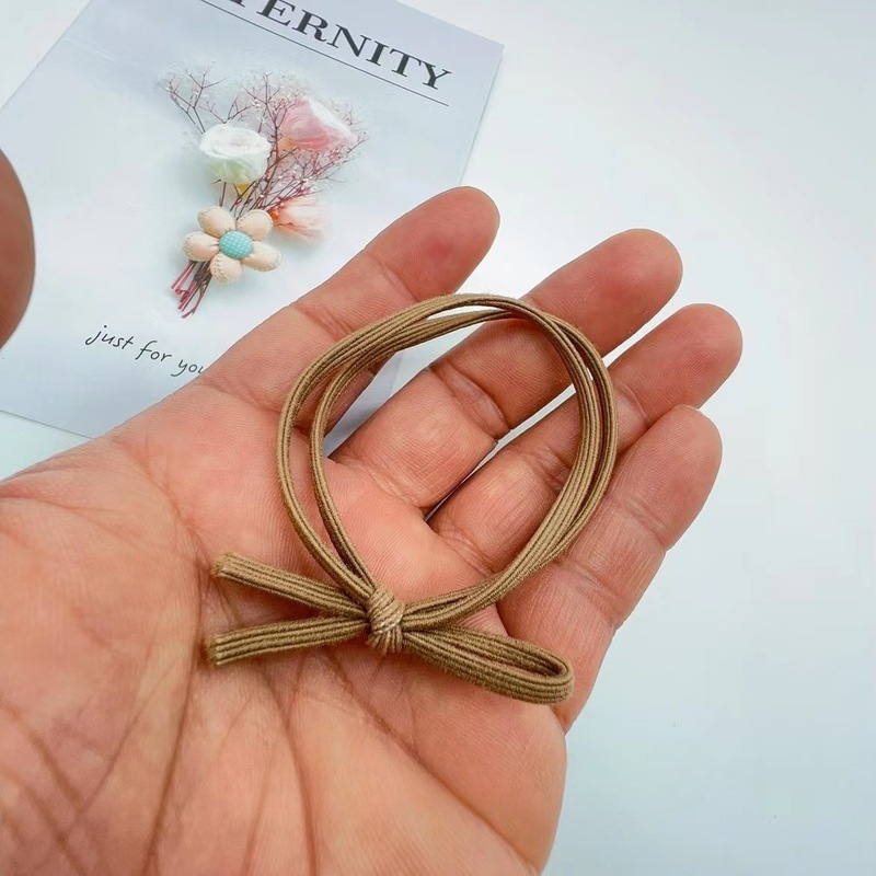 皮筋头绳韩版简约扎头发橡皮筋小清新森女系发圈高弹力基础发绳女|undefined