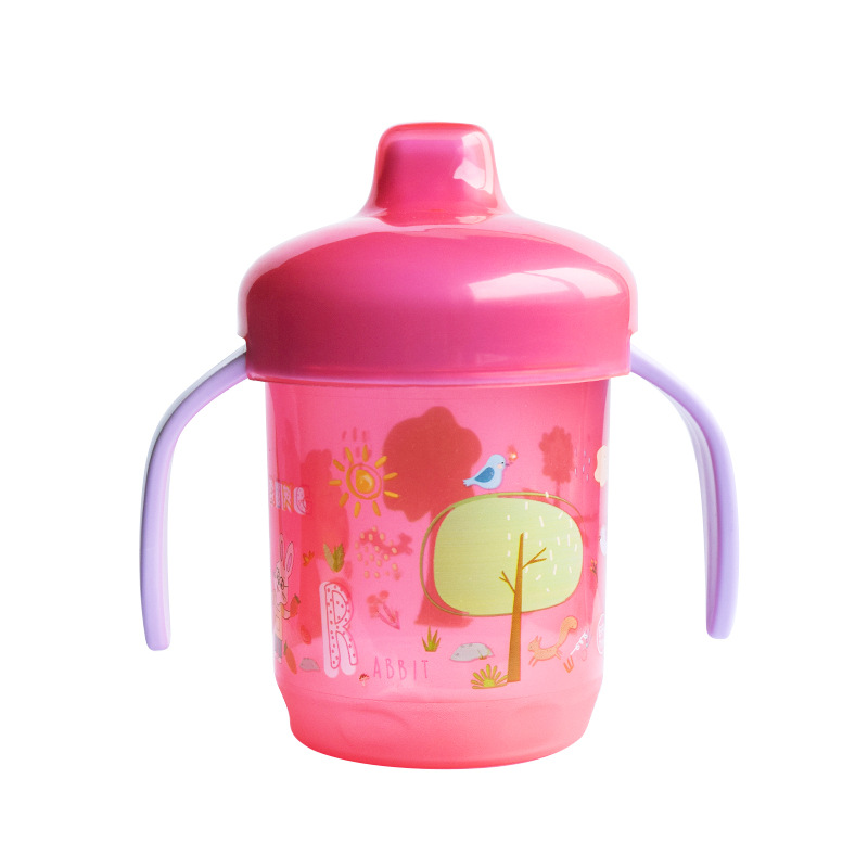 Fabricante de origen Taza de agua para niños Taza de pico de pato Taza de paja Taza de plástico Taza de agua 360 Serie completa de tazas para bebés
