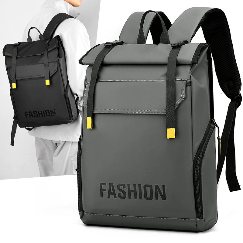Men's backpack, capacious laptop for leisure, business version, high-quality style