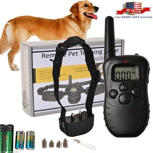 Rechargeable Pet Supplies Remote Control Wholesale Bark Stopper 998D Pet Supplies Vibration Electric Shock Dog Training Device