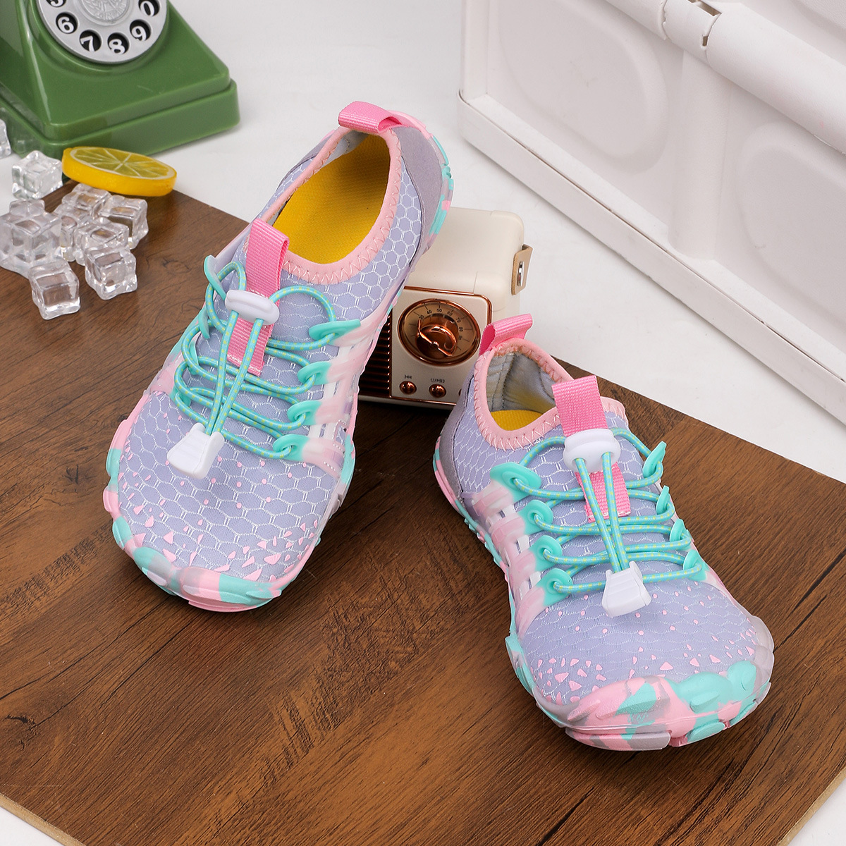 Niños al aire libre zapatos de caucho antideslizante zapatos de natación para niños y niñas nuevos zapatos de moda transfronterizos image 1