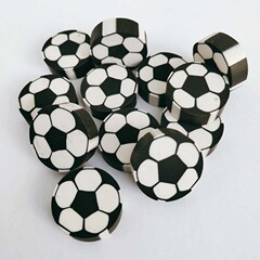 メーカー直販スタイル多色押し出し消しゴム学生児童プレゼントかわいいアニメサッカーバスケットボール消しゴム
