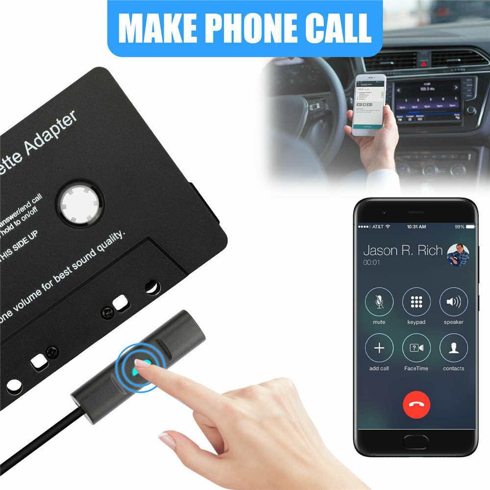 Cross-border Bluetooth 5.0 old-fashioned tape converter cassette player car MP3 Bluetooth hands-free phone recording