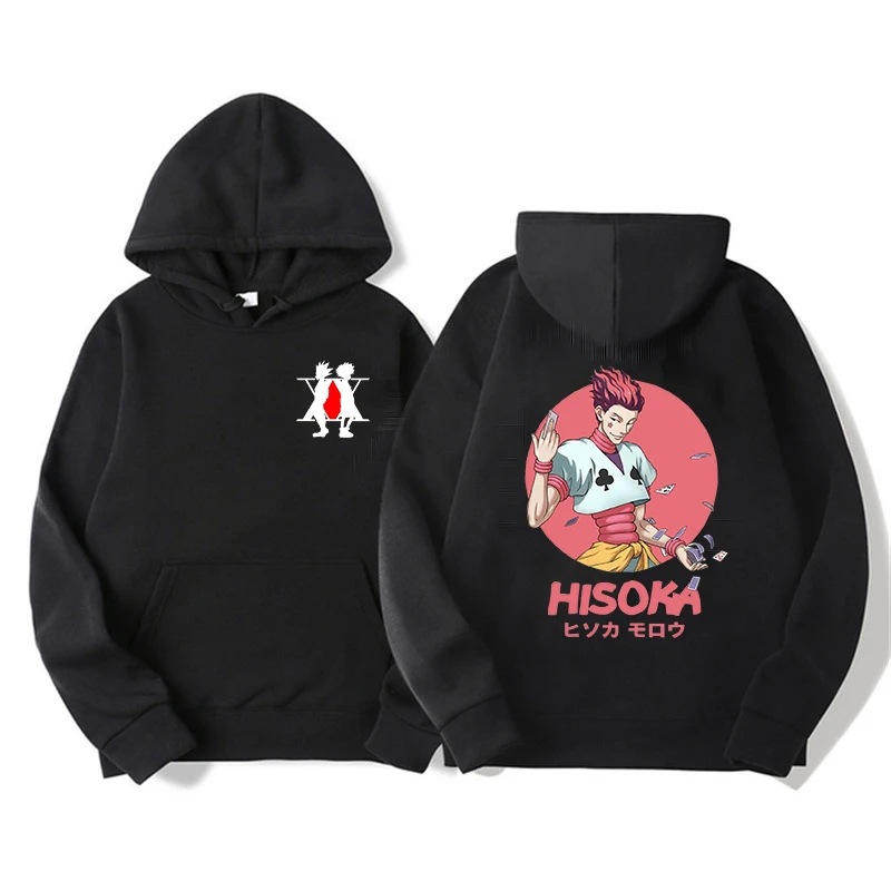 Killua Zoldyck Devil Eye Tattoo Streetwear 90s Hunter X Hunter Anime Hooded para hombres y mujeres