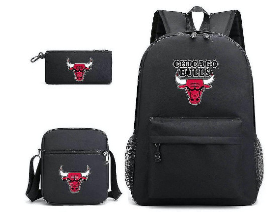 Mochila de tres piezas, mochila para hombres y mujeres, mochila a prueba de salpicaduras [una también es precio al por mayor] mochila de espalda protectora
