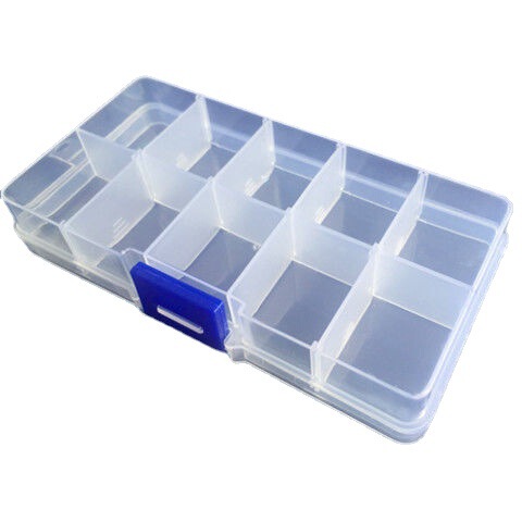 10-grid 15-grid detachable lure fisherman's tackle box accessories jewelry box AliExpress soft bait hard bait specialized
