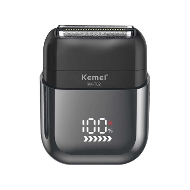 Kemei KM-T82 新しいカミソリミニハイパワーポータブル洗えるメンズ電気カミソリ 1 つのバッチ|undefined