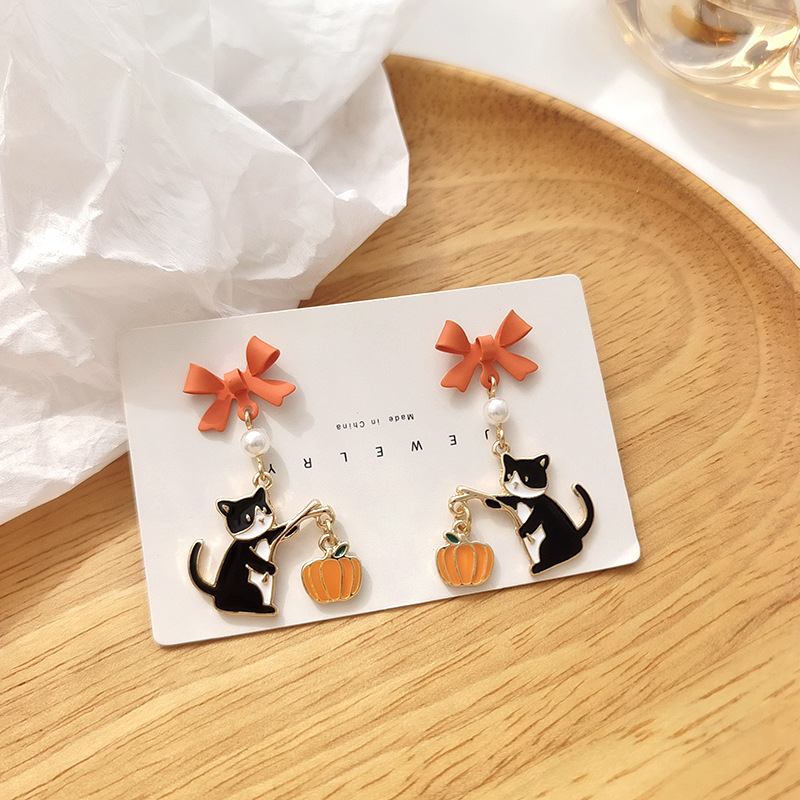 Holiday Occasion Fashion Bow Knot Metal Stoving Varnish Women's Earrings 1 Pair