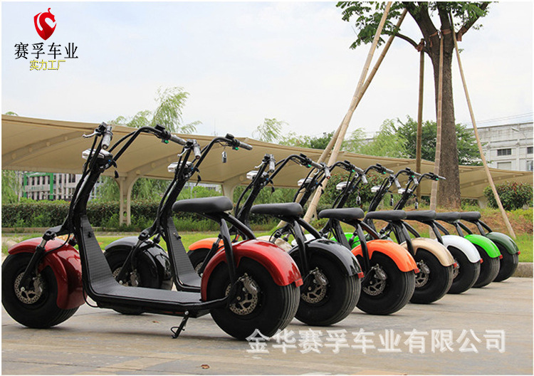 Puhale New Harley Electric Motorcycle Women's Adult Scooter Lithium Battery Battery Car Double Person