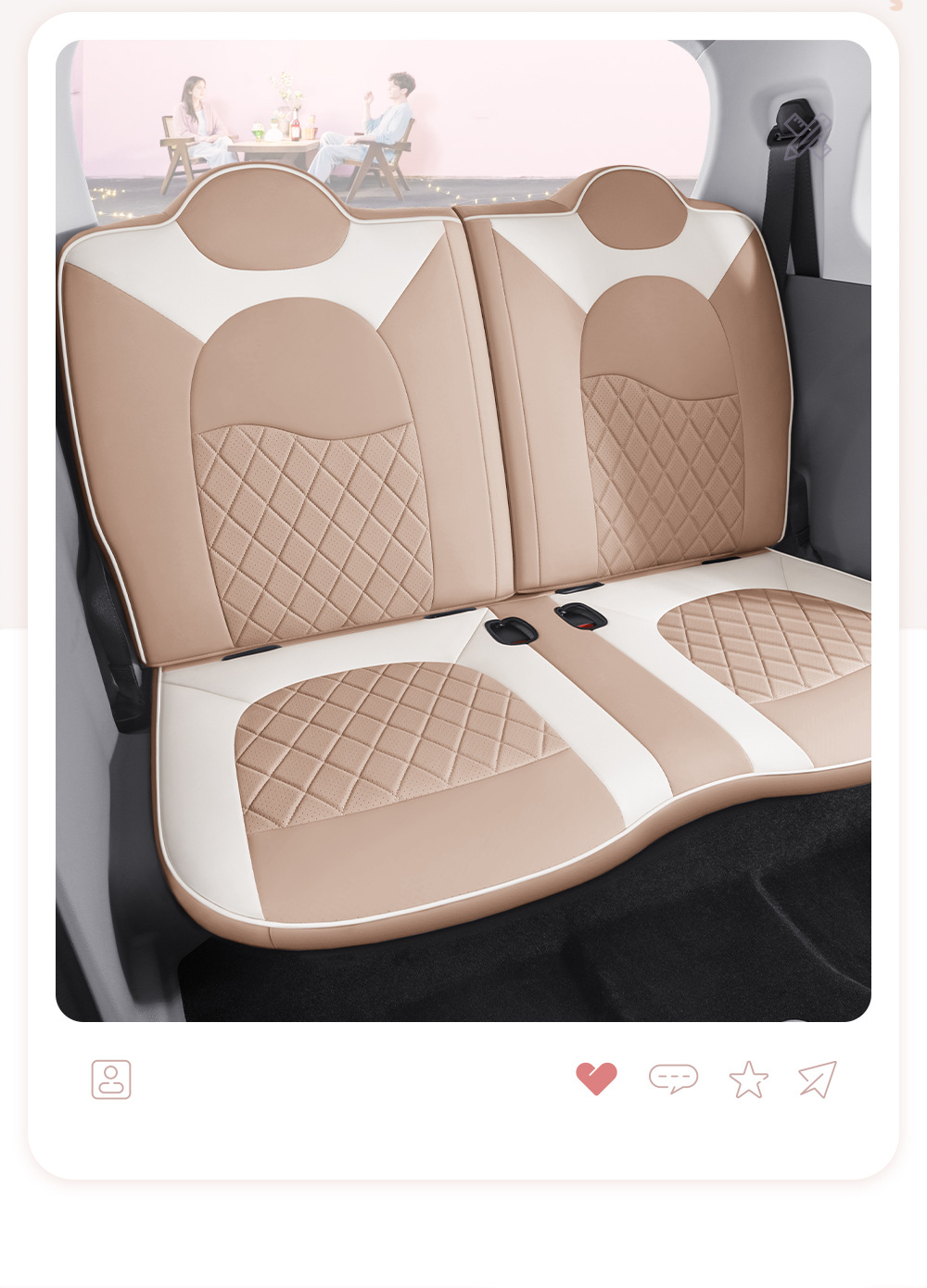 Specially Designed for the Besturn Pony Seat Covers, Full-Cover Seat Covers, 26 Models of Pony Leather Seat Covers, Universal for All Seasons, Car Interior Accessories