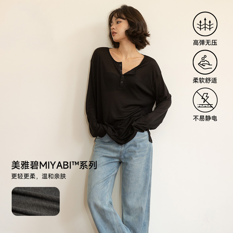夏通気性白クールボタンダウン長袖 Tシャツレディースファッションレイジースタイルブラウスゆったり高級レディーストップス|undefined