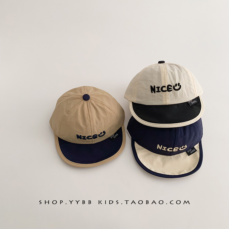 Sombreros para bebés primavera y otoño secado rápido sombrero de sombra para niños y niñas viajar sombrero de béisbol delgado protección solar pequeño mes de verano