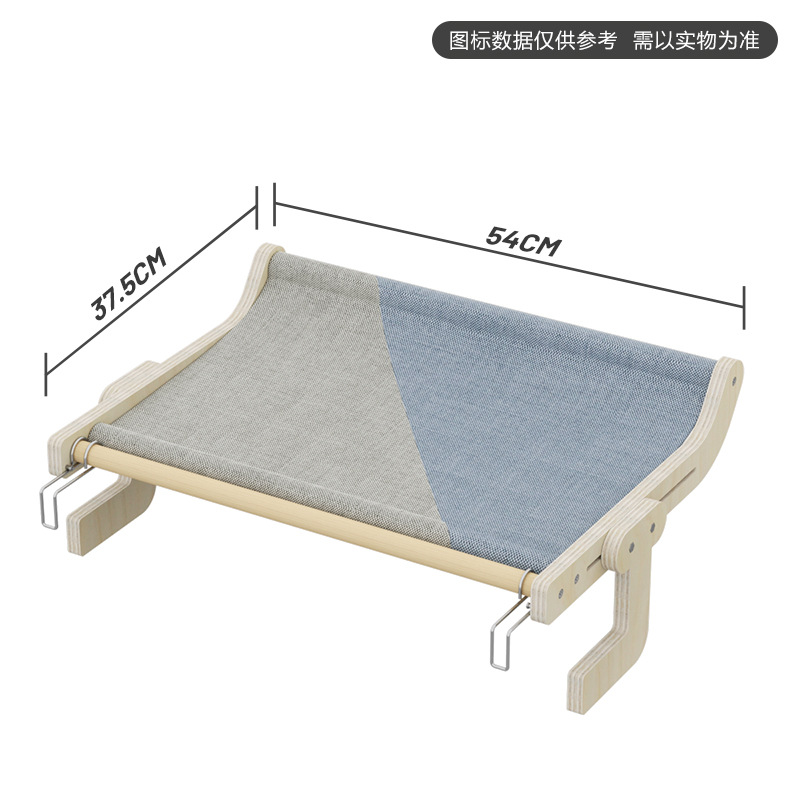 Gato nido colgante gato cama balcón sofá de madera maciza gato hamaca ajustable Cuatro Estaciones universal gato nido entrega de una pieza