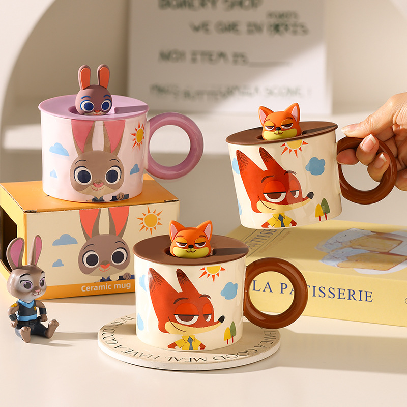 Disney / Disney tazas de cerámica tazas de leche para niños tazas de leche para casa tazas de agua para beber