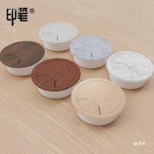印笔电脑桌线孔盖办公桌穿线孔盖板书桌盒桌面孔洞装饰盖穿线孔盖