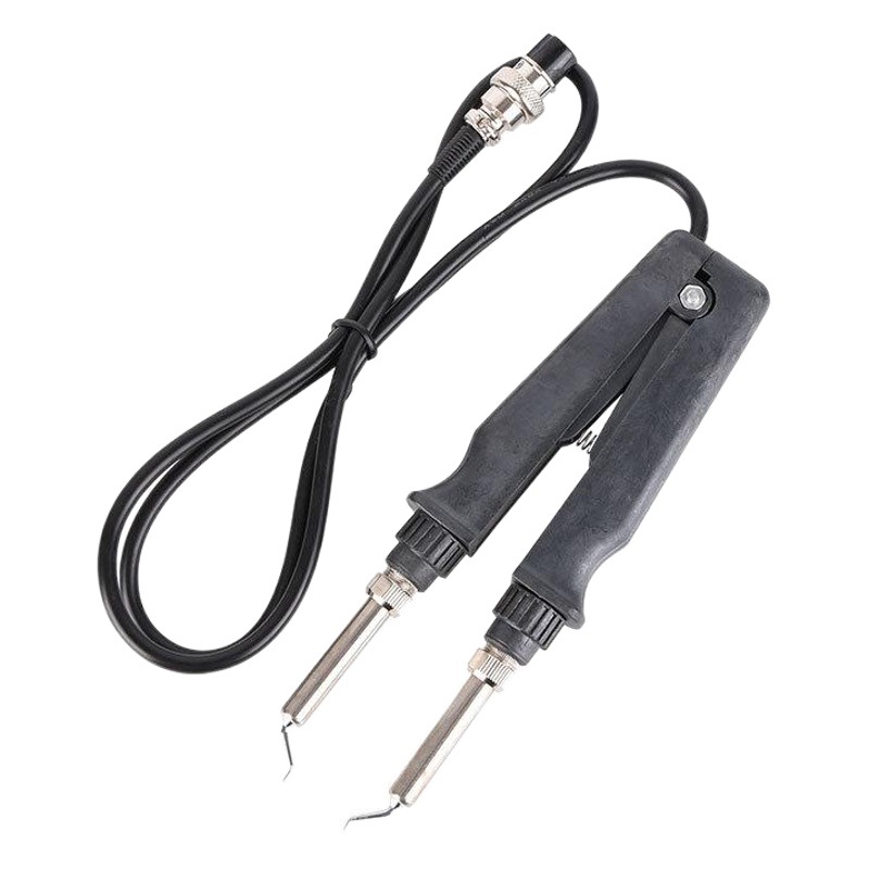 Gaodi Doble estación de soldadura de hierro 902 mango de calefacción eléctrica de soldadura pinzas de clip de siete agujeros mango de soldadura de cerámica Calefacción de doble núcleo