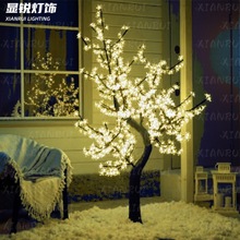 大型许愿树桃花树假树仿真樱花树网红道具樱花婚庆造景室内装饰灯