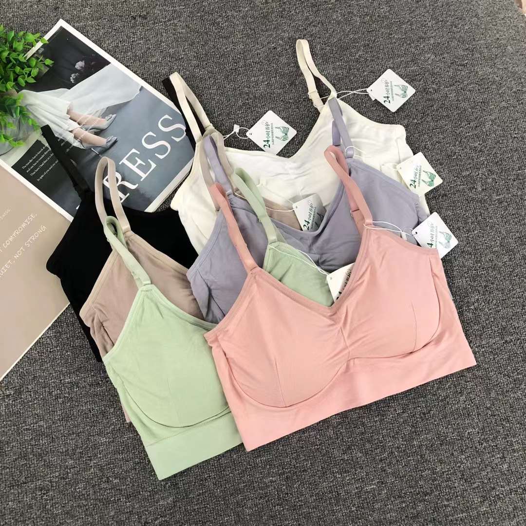 Nueva inconsútil alto elástico belleza de alta calidad las mujeres chaleco inalámbrico yoga sujetador ropa interior deportiva al por mayor