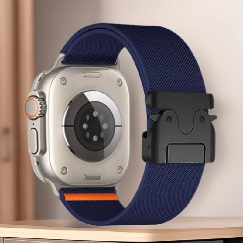 适用iwatchs10苹果手表表带 10代弹力尼龙伞扣applewatch表带批发|undefined