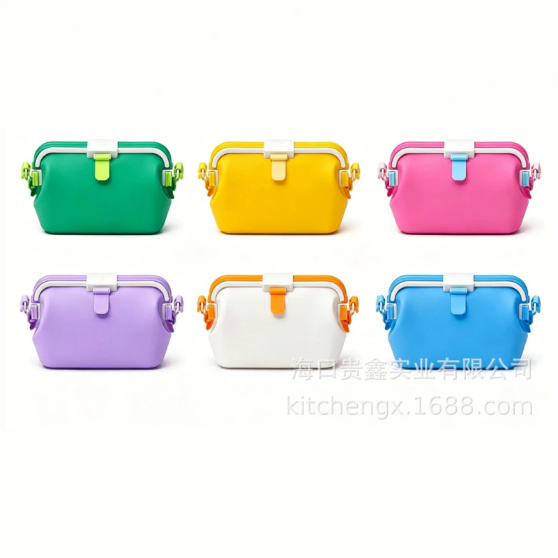Picnic Waterproof Bag, Silicone Bag, Wild Fruit and Strawberry Picking Bag, Shoulder Bag That Can Hold Water, Silicone Bag for Catching Fish at the Beach