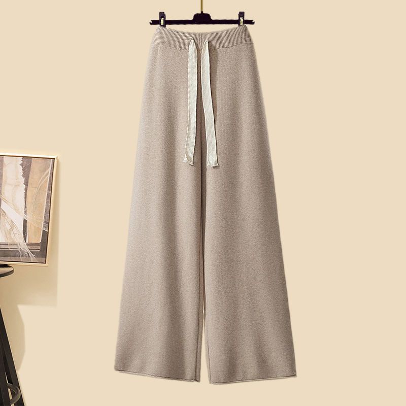 Îmbrăcăminte pentru femei, pulovere elegante cu pantaloni largi, slim, casual_voghion.com