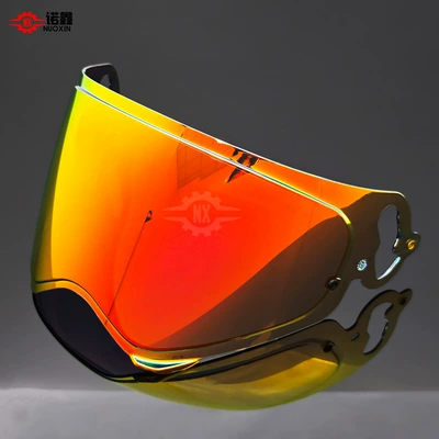 Photochromic Film Anti-Fog Sticker — Dəbilqə (Kaska) aksesuarları - cross5-gold-red