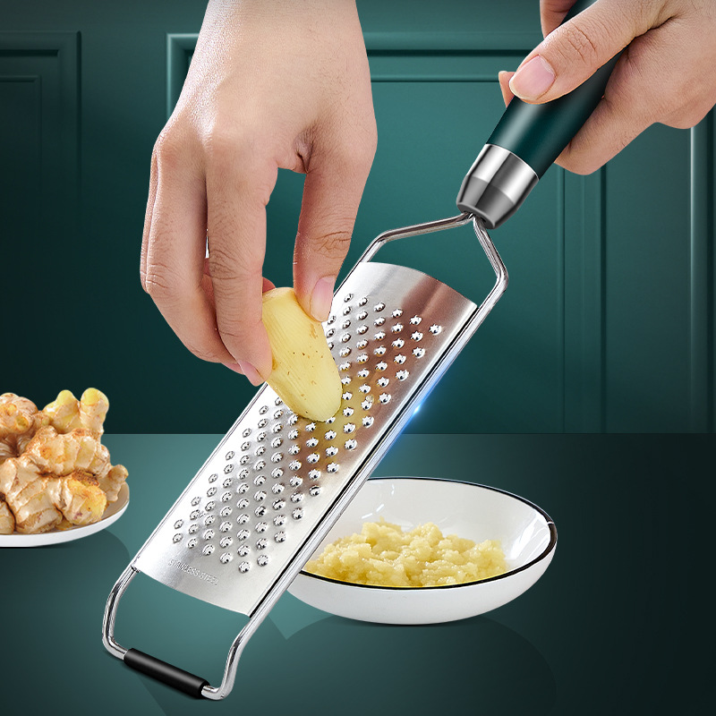 304 Stainless Steel Ginger Grinder Manual Ginger Tool for Home Use, Suitable for Grinding Ginger, Making Ginger Paste, Ginger Juice, and Garlic Paste
