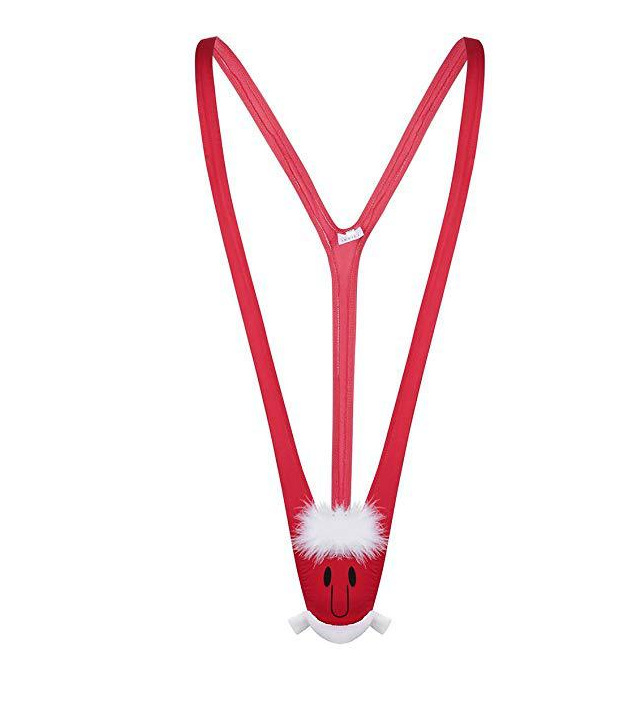 Navidad Deer sexy Lencería hombres Reno campana sexy Correa ropa interior Festival carnaval ropa de fiesta