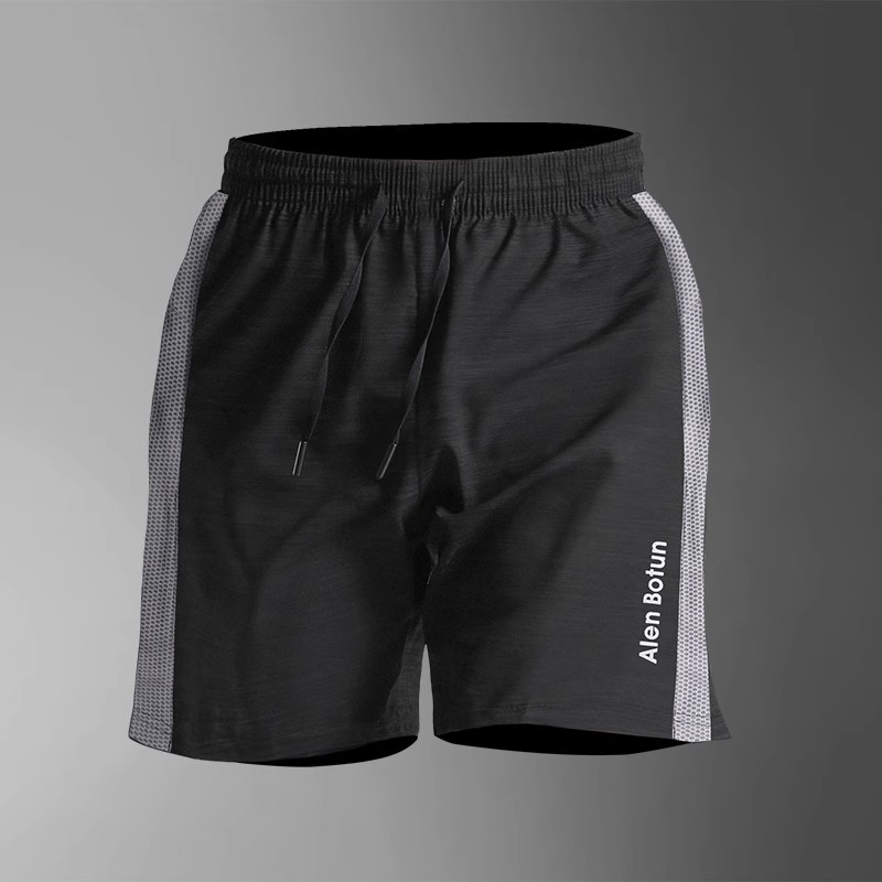 Pantalones cortos deportivos para hombres hielo rápido secado verano delgado ocio transpirable pantalones de baloncesto de gimnasio