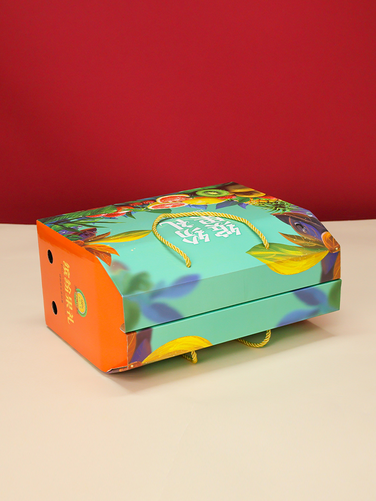 Caja de fruta Caja de regalo Caja vacía Uvas de manzana 6 - 10 kg Caja de fruta de regalo de vacaciones en stock