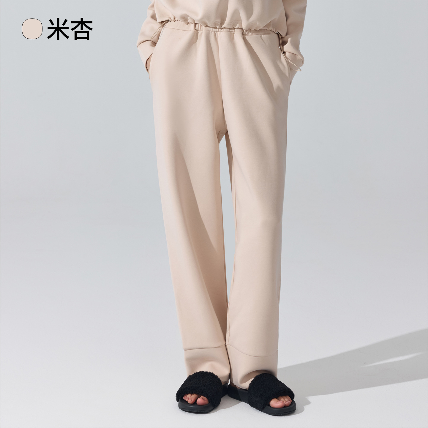 Europa y América transfronterizos pantalones casuales rectos sueltos pantalones deportivos de piernas anchas pantalones de fitness de otoño y invierno pantalones de yoga delgados para mujeres image 9
