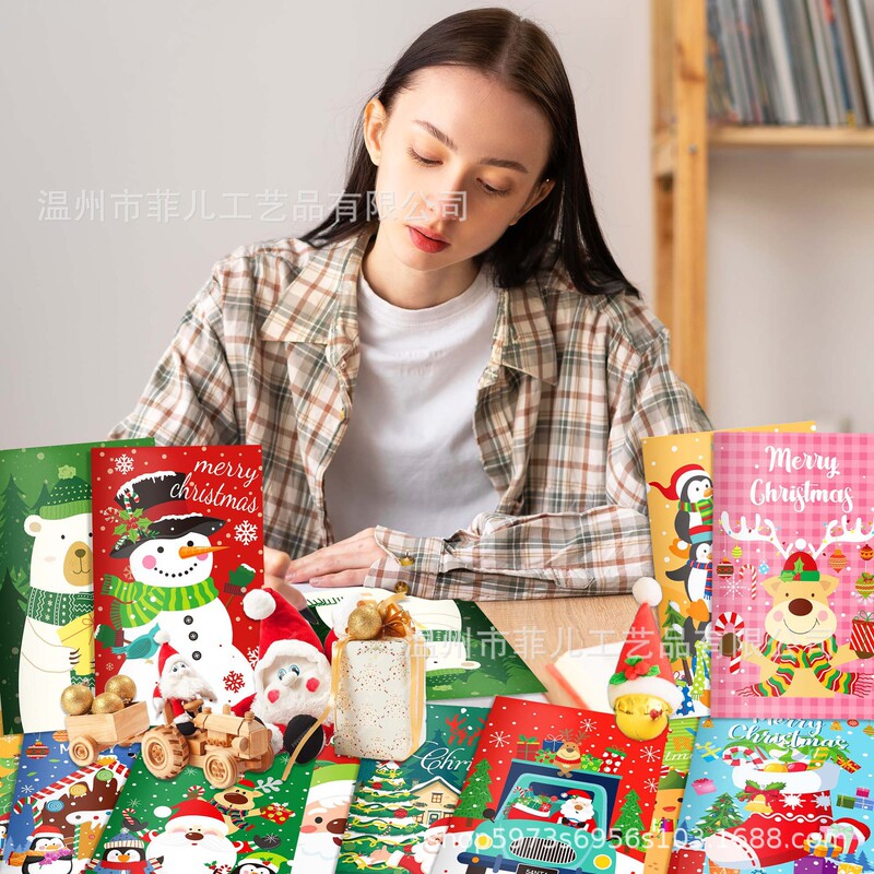 JS064 圣诞节日口袋记事本 横线本车线本 雪人白熊装饰学生笔记本|undefined