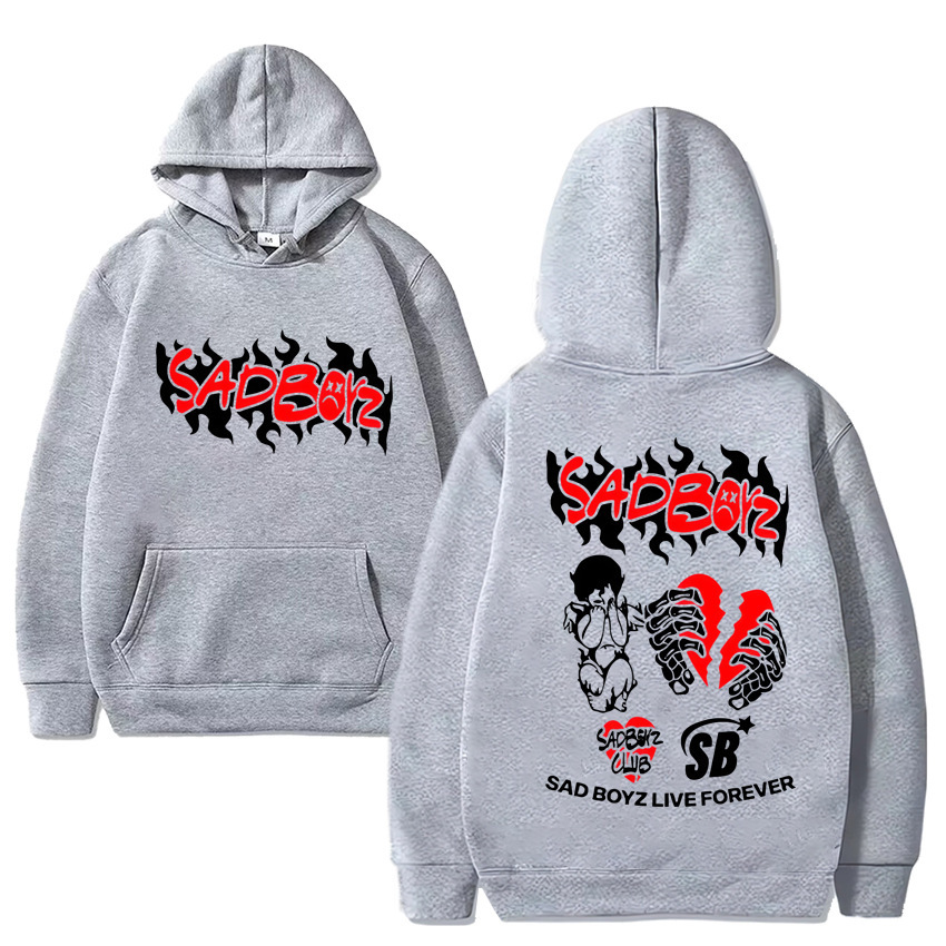 Junior H Sad Boyz music Hoodie New Men Women vintage Fleece