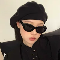 Jennie тот же кошачий глаз солнцезащитные очки женский 2024 новый премиум-смысл подходит для квадратного круглого лица с небольшим лицом солнцезащитные очки
