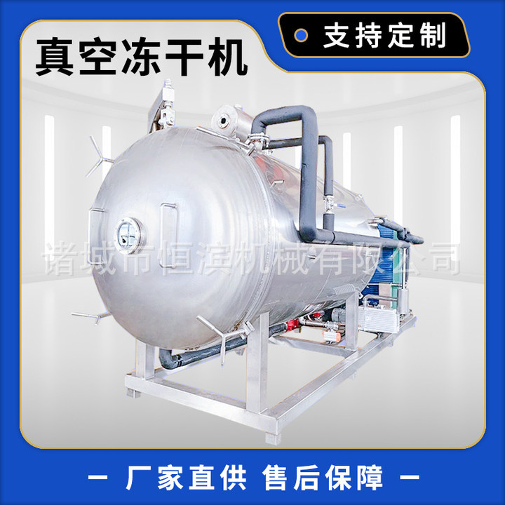 苹果片真空低温冷冻干燥机柠檬片冻干设备果蔬真空冻干机厂家
