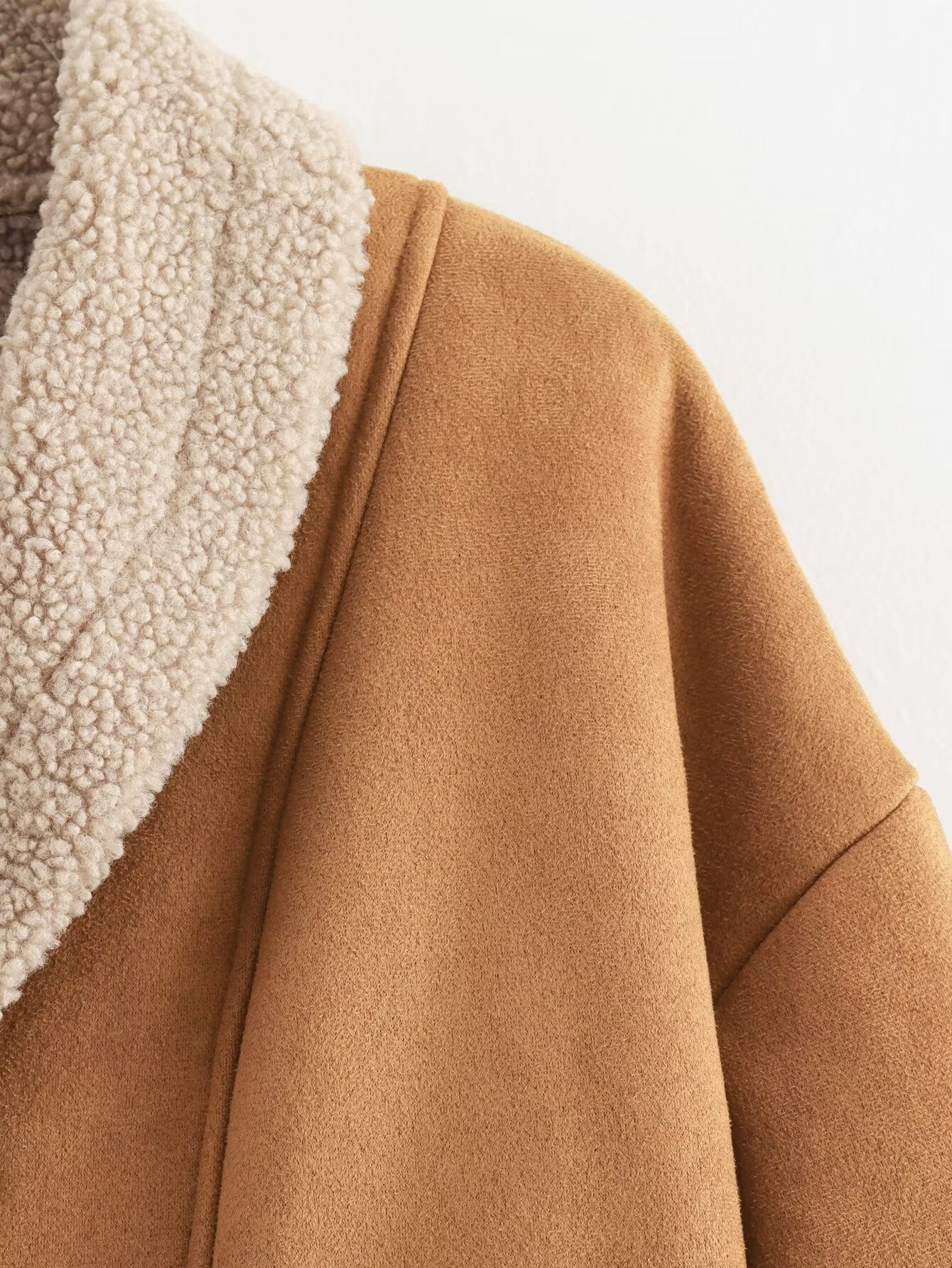 Damenjacke Mit Lammfelloptik Für Den Herbst Und Den Winter_voghion.com