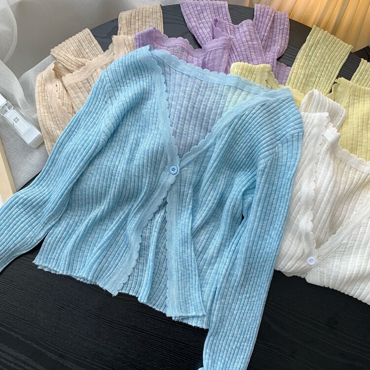 Clearance Sale! Lightweight Long-Sleeve Knit Cardigan