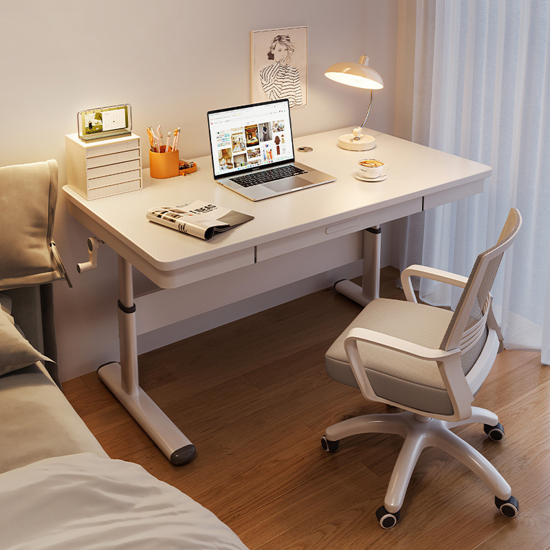 Hand Lift Table Study Desk Home Computer Desk Desktop Table Bedroom Student Writing Desk Simple Desk