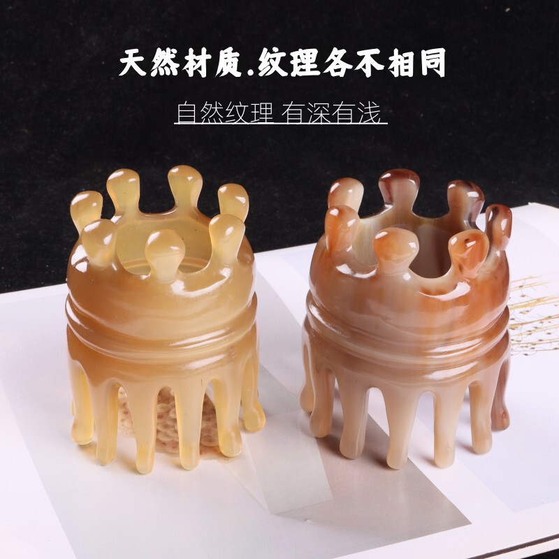 卸売り牛角洗髪櫛幅歯円筒櫛部頭治療櫛頭皮マッサージ角櫛牛角櫛|undefined