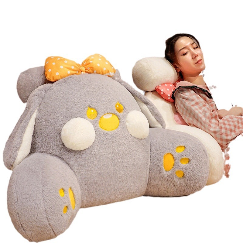 Cojín de cintura de dibujos animados Oficina asiento trasero cojín de la cintura cojín trasero del coche cojín de la cintura almohada silla cojín trasero soporte de la cintura