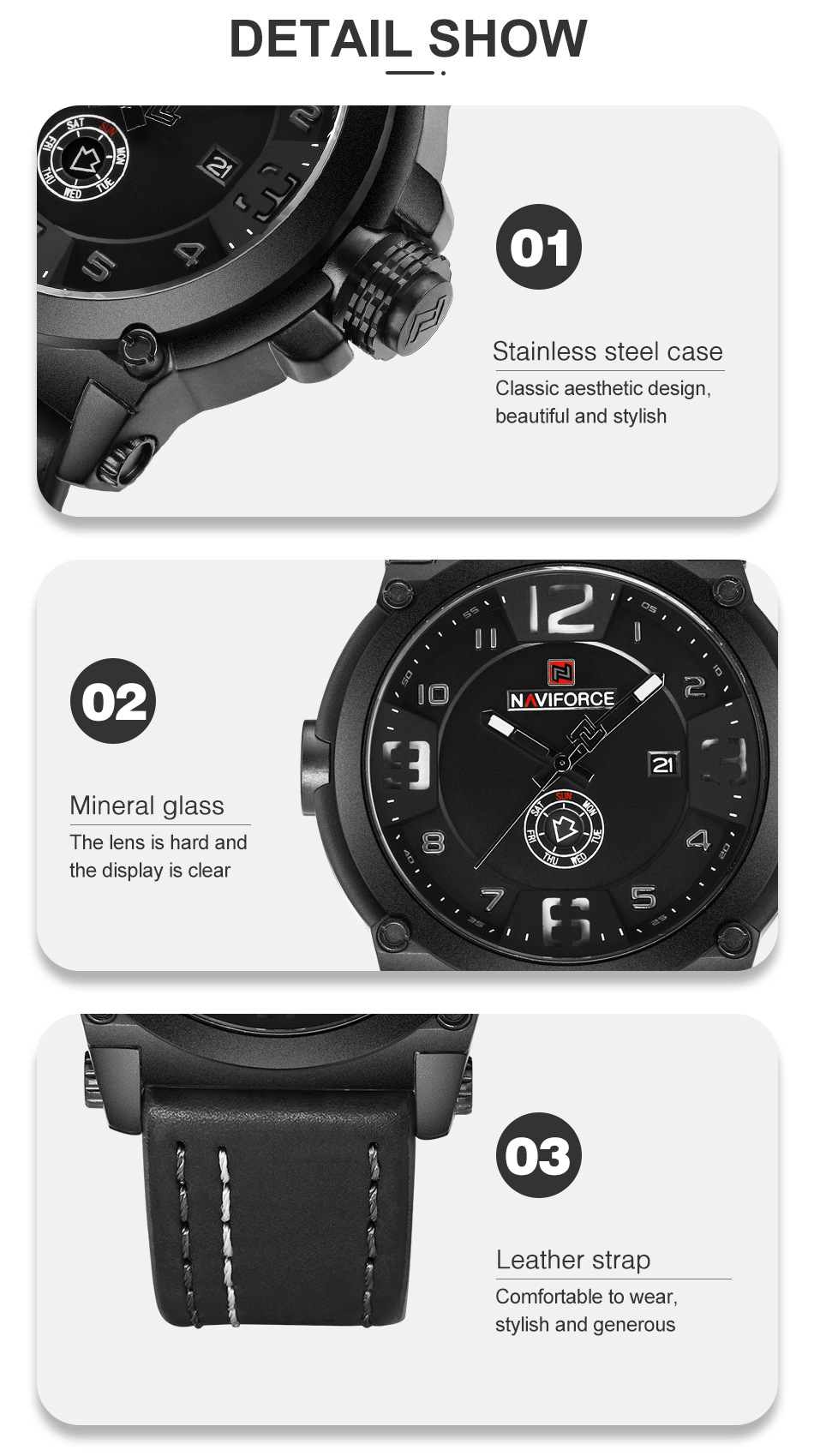 NAVIFORCE 9099 Men's Watch - Image 7