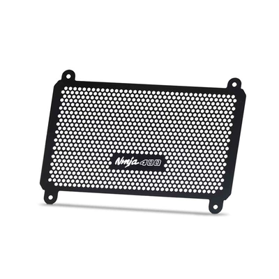 Suitable for Kawasaki Ninja400/500/Z400 Modified Engine Aluminum Alloy Water Tank Net Radiator Protective Cover (Motorcycle Safety Supplies) - water-tank-net