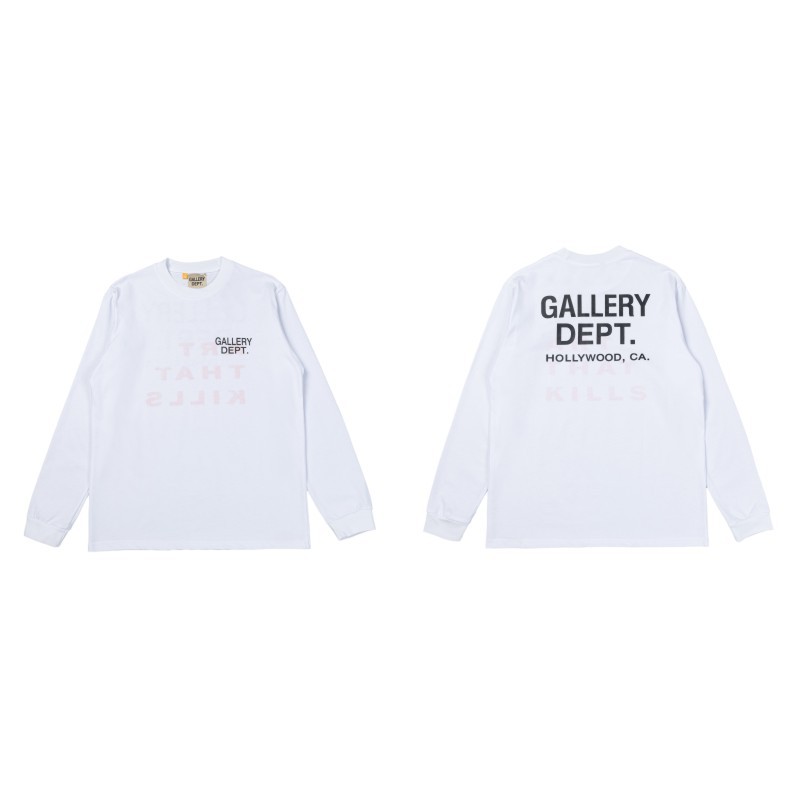 Galería de moda americana dept camiseta delgada hombre camiseta de manga larga de alta calle de mujeres innings camiseta de invierno / otoño