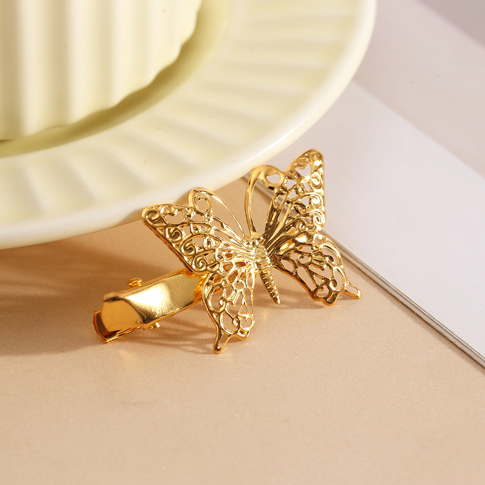 1 Piece Quantity Daily Occasion Vintage Style Classic Style Women's Butterfly Metal Plating Hair Clip