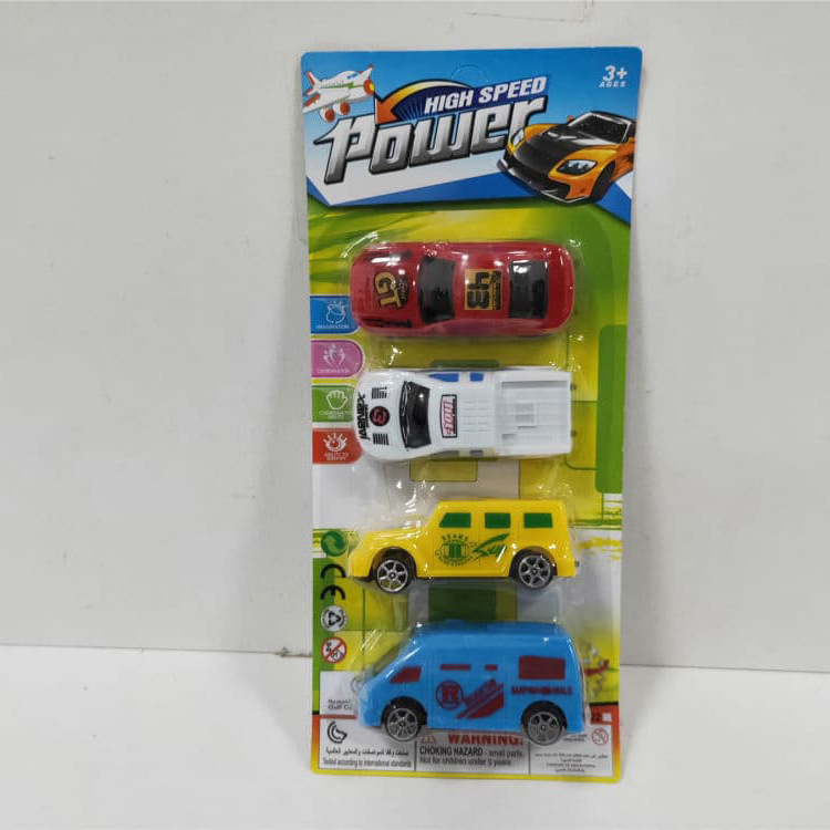 Juguetes de retroceso para niños ingeniería de incendios de la ciudad militar modelo de coche pequeño juguete de regalo al por mayor empujar