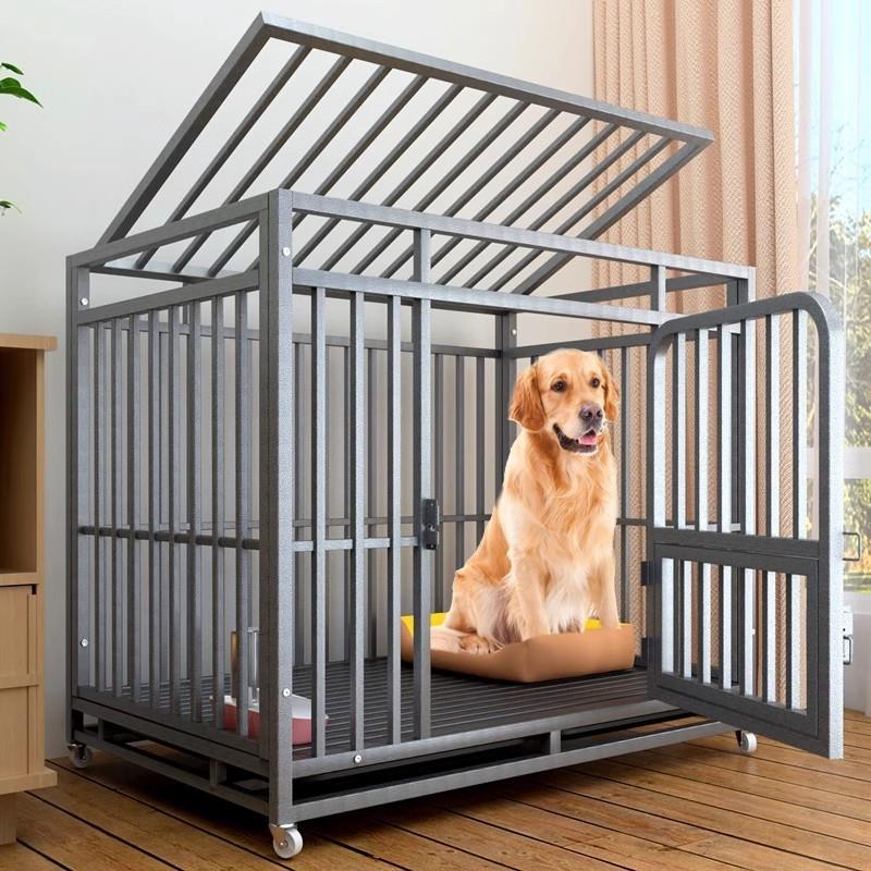 Bold Dog Cage Large and Medium-sized Dog Household Indoor Border Animal Husbandry Golden Retriever Labrador Outdoor Pet Small Kennel