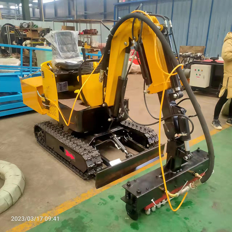 隧道矮边墙专用凿毛机二衬矮边凿毛机技术座驾式隧道凿毛机