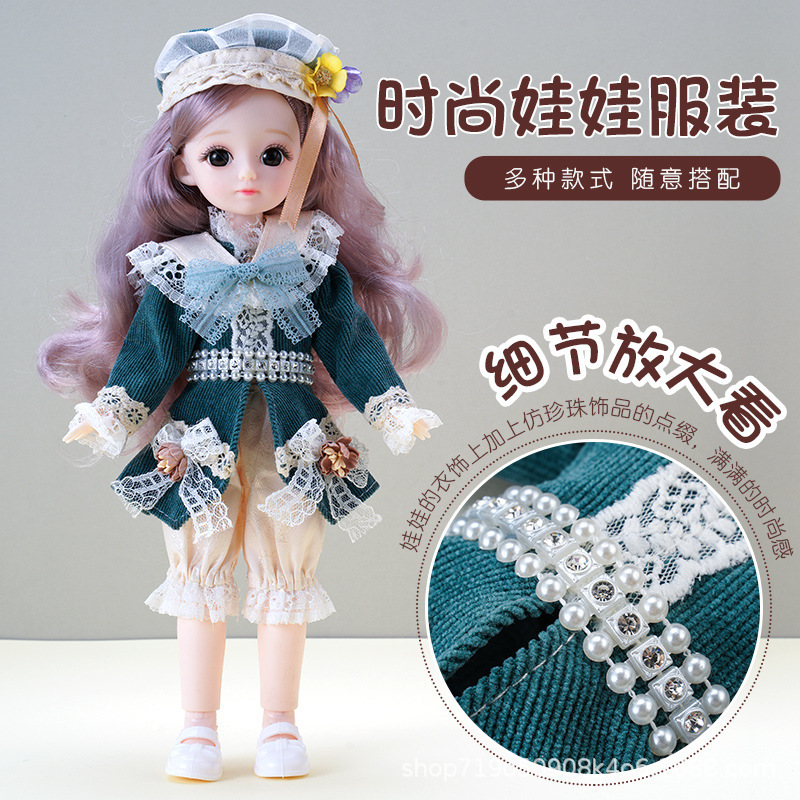 30cm Barbabi Doll Clothes suit Princess Doll Dress-up Clothes Girl's Costume Dress-up
