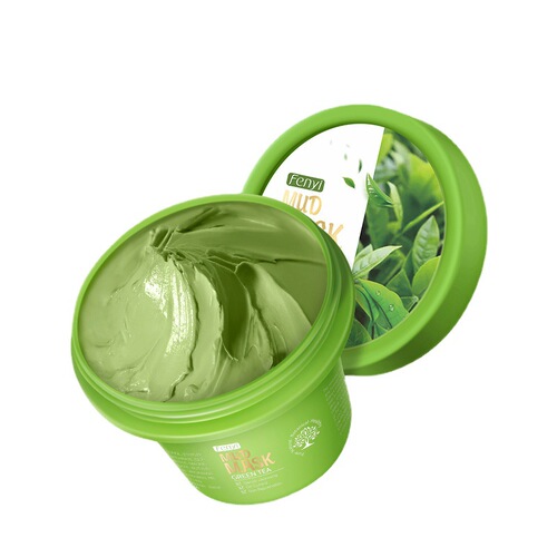 FENYI Fenyi Green Tea Mask Clay 100g Kaolin Cleansing Moisturizing Hydrating Pore-Soothing Topical Skincare